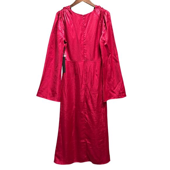 House of Harlow 1960 ROBE MI-LONGUE MARTINI Maxi Dress‎ Size XS Red Women's - Picture 3 of 16